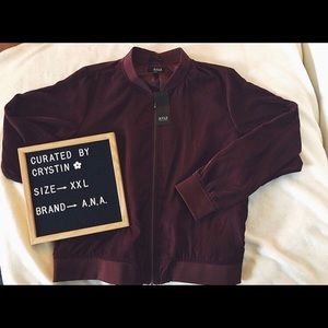 ANA Velvet Bomber Jacket